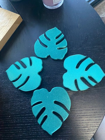 Leaf Coasters