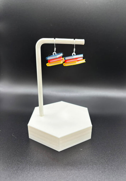 Book Stack Earrings