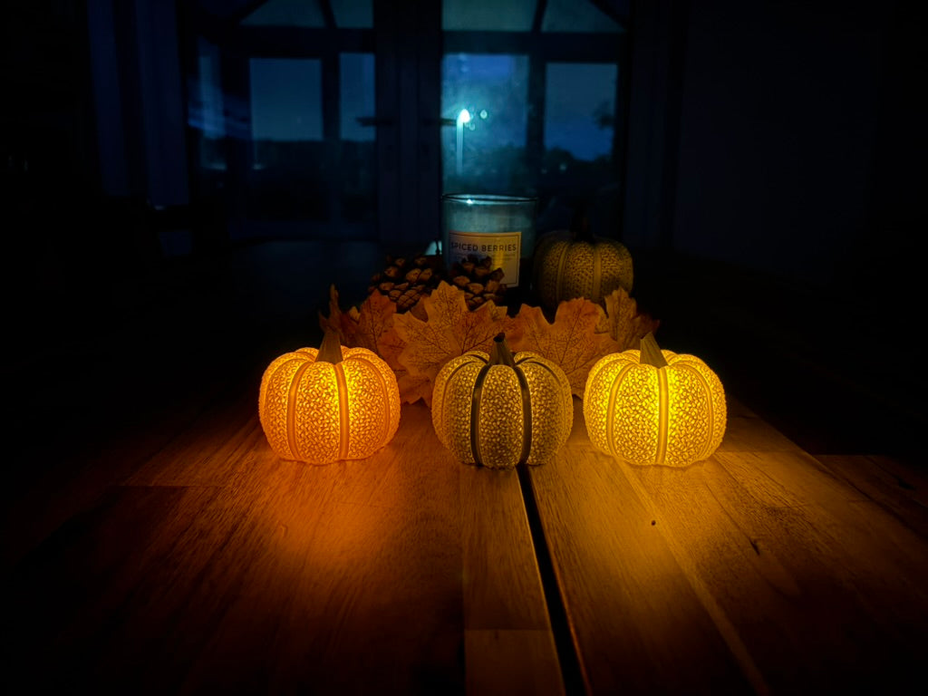 Mini Tea Light Pumpkins
