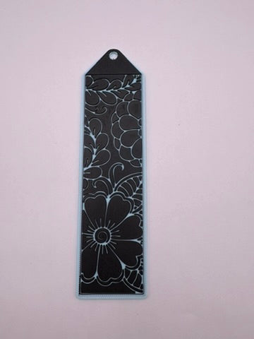 Neon Flower Bookmark