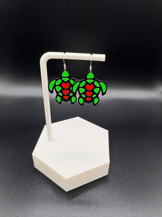 Heart turtle Earrings