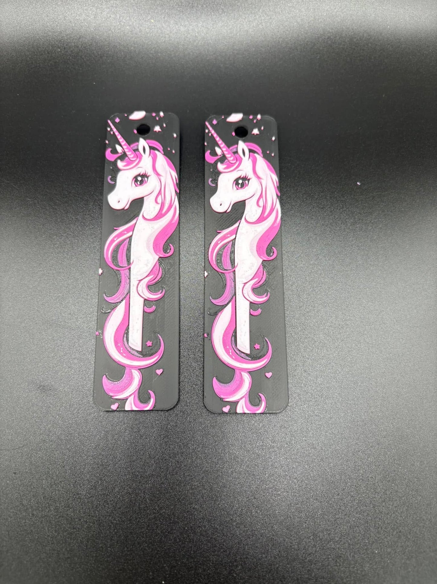 Cute girly pink unicorn Bookmark