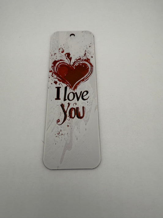 I love you bookmarks