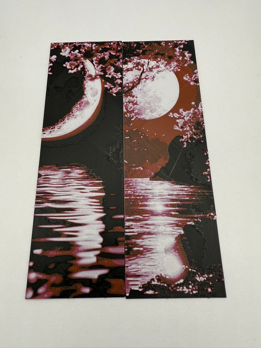 Japanese Water Sunset Bookmark