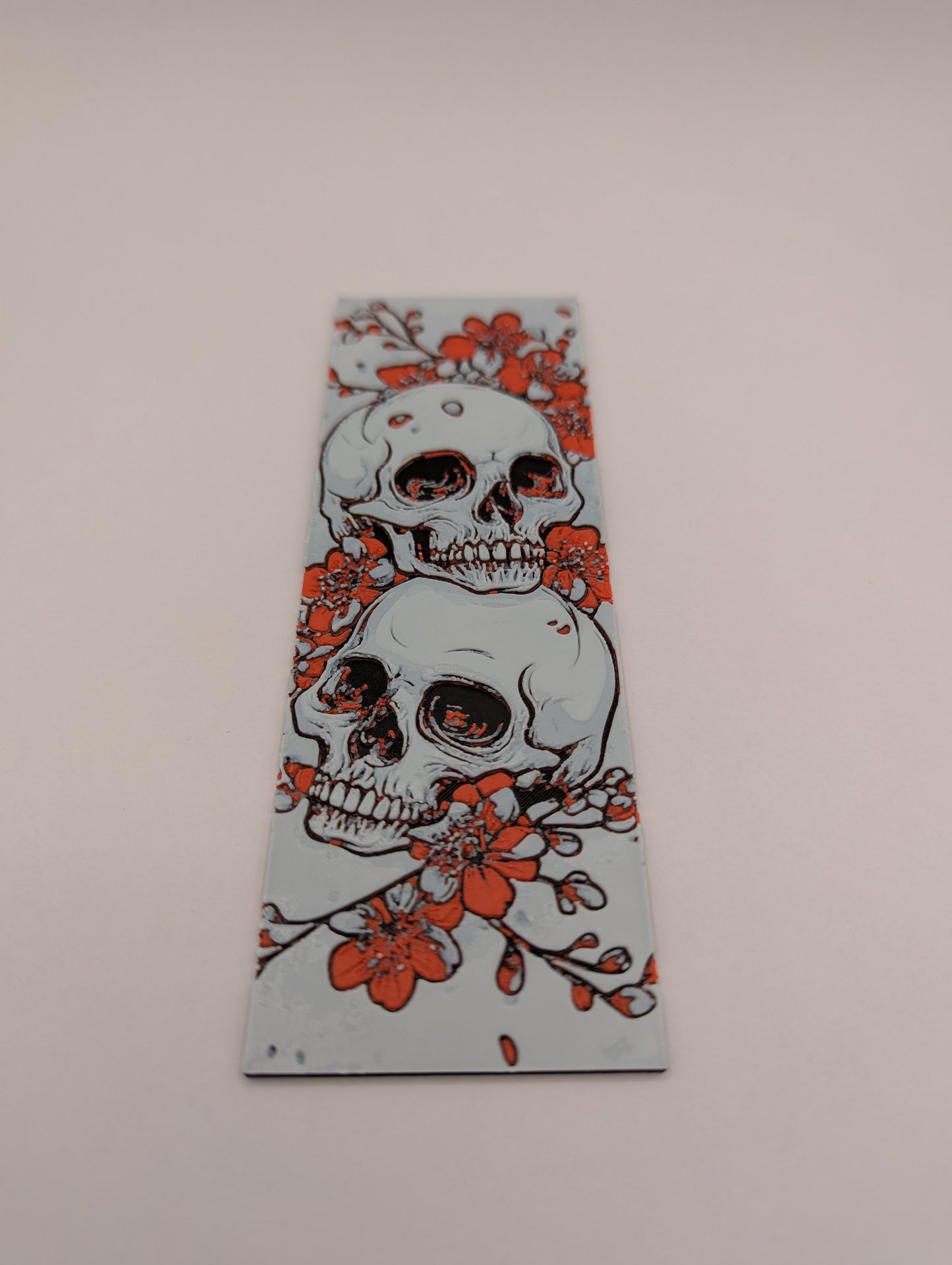 Floral Skull Bookmark