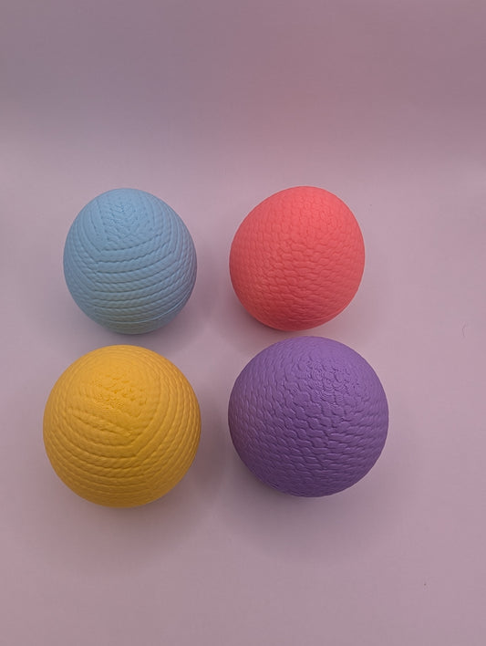 Funky Hollow Easter Egg with bunnies