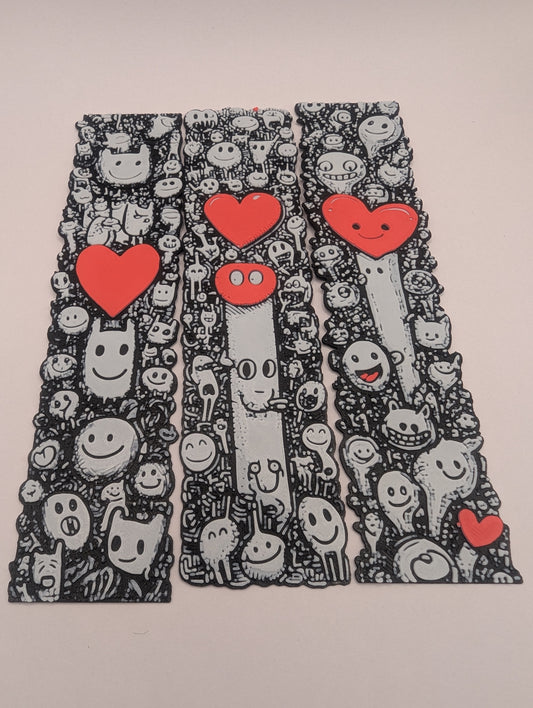 Doodle Love Bookmarks